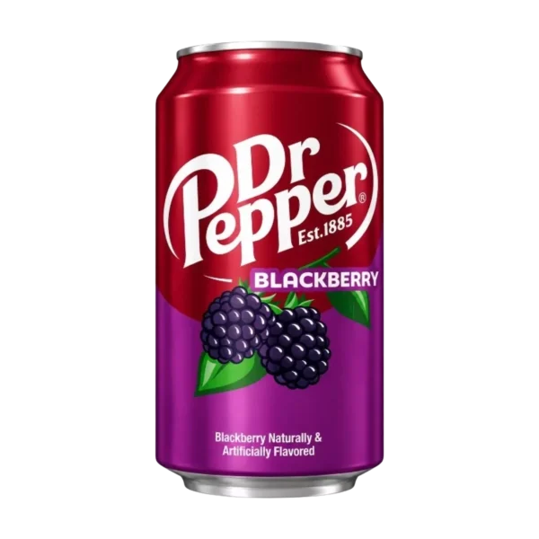 Dr Pepper Blackberry szeder ízű üdítő, 355 ml-es amerikai doboz