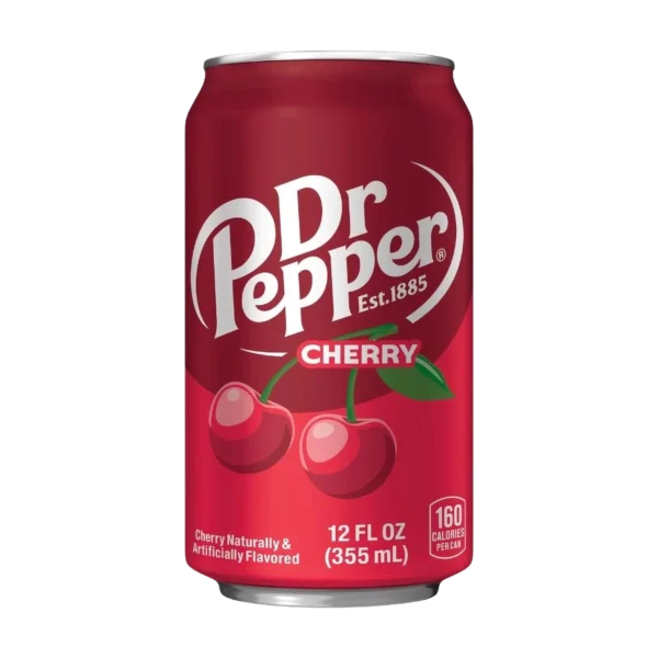 Dr Pepper Cherry cseresznye ízű üdítő, 355 ml-es amerikai doboz