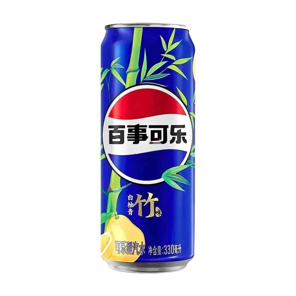 Pepsi White Pomelo Bamboo pomelo-bambusz ízű kóla