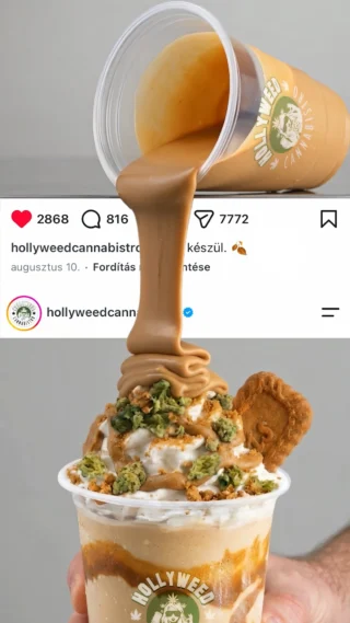 Hollyweed Cannabistro Instagram-bejegyzés